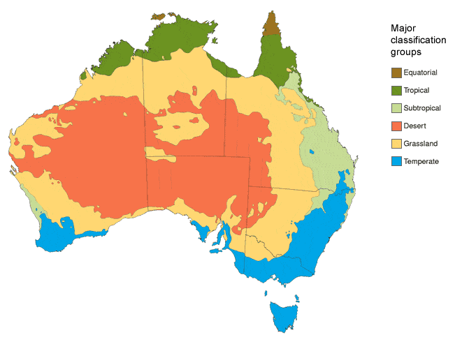 Australien Karte_Australien Backpackers Guide