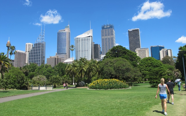 Sehenswuerdigkeiten in Sydney Royal botanical garden