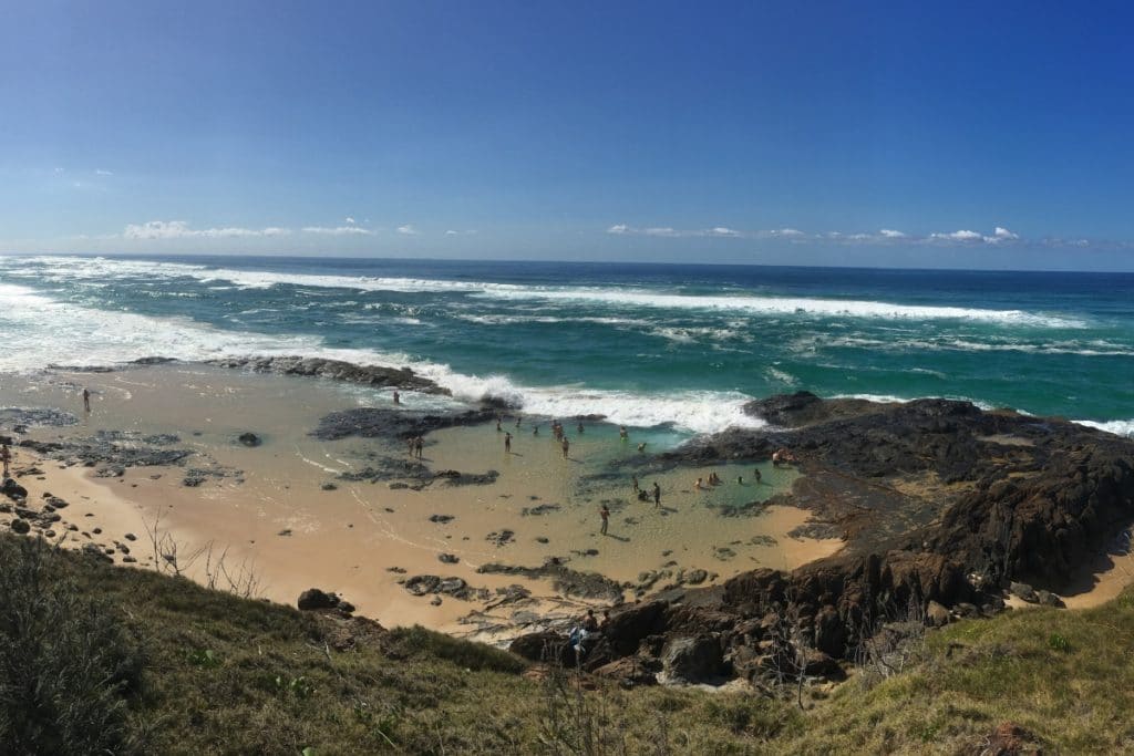 Champagne Pools Fraser Island
